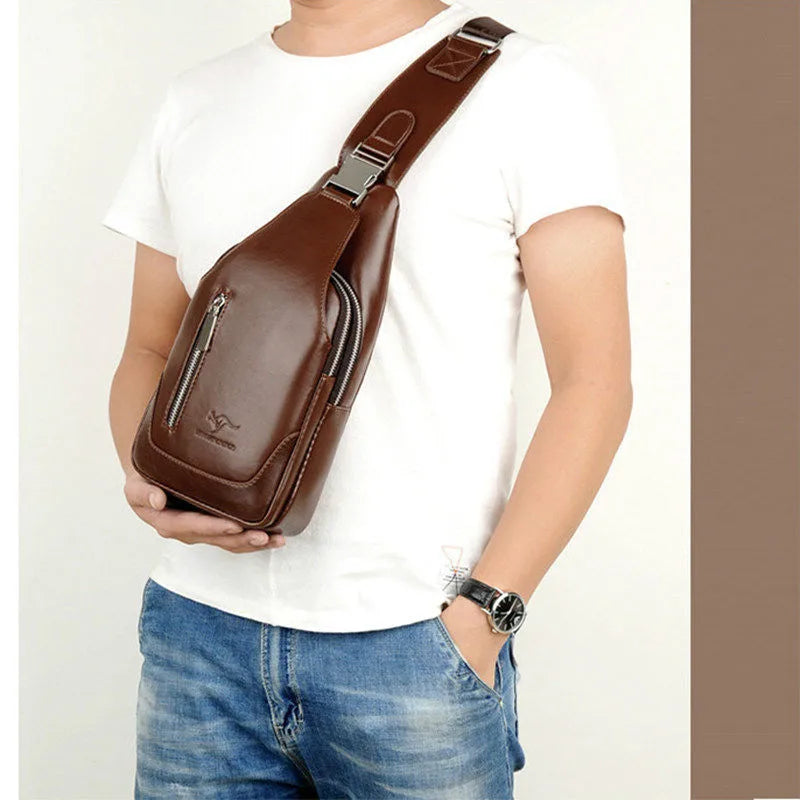 Sacoche Anti-Vol en Cuir Doux