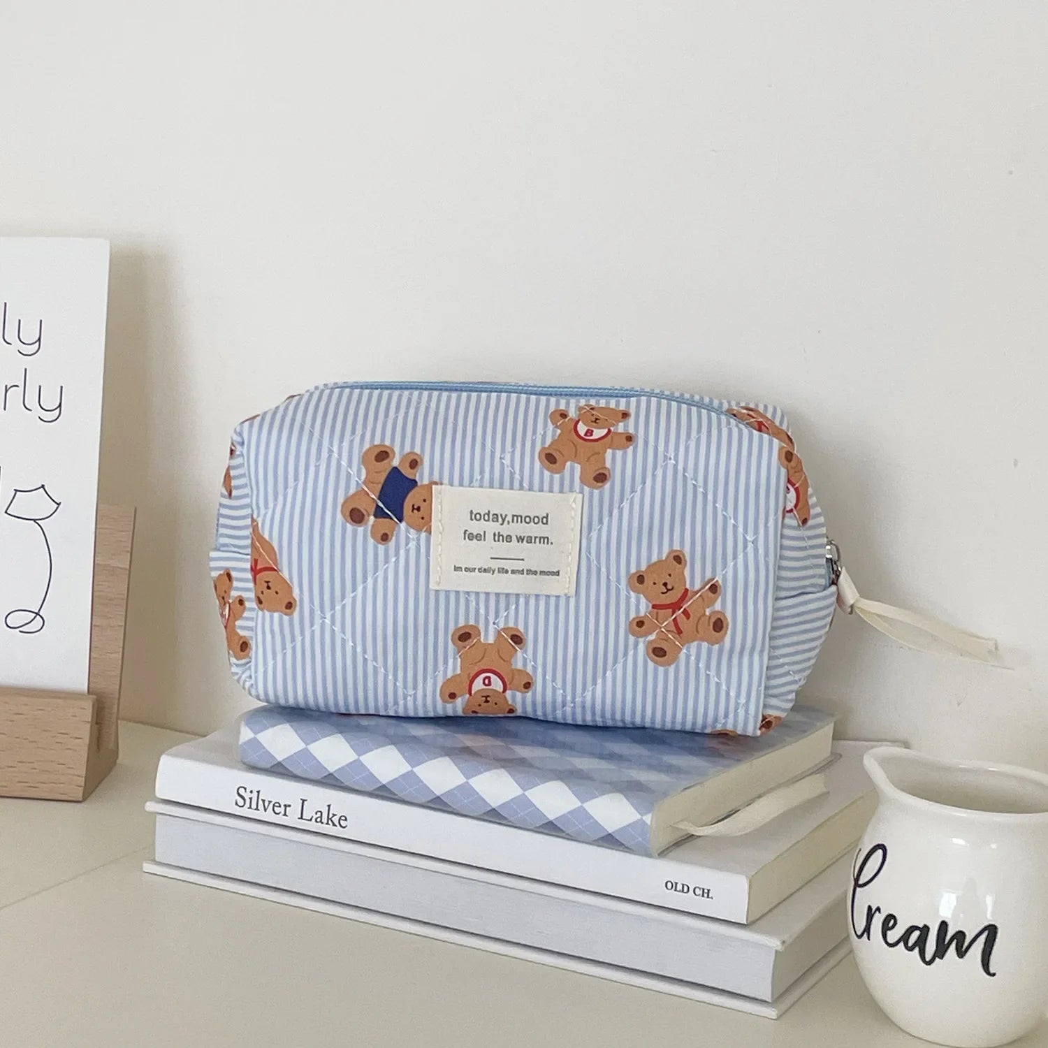 Trousse Beauté Ourson Bleu