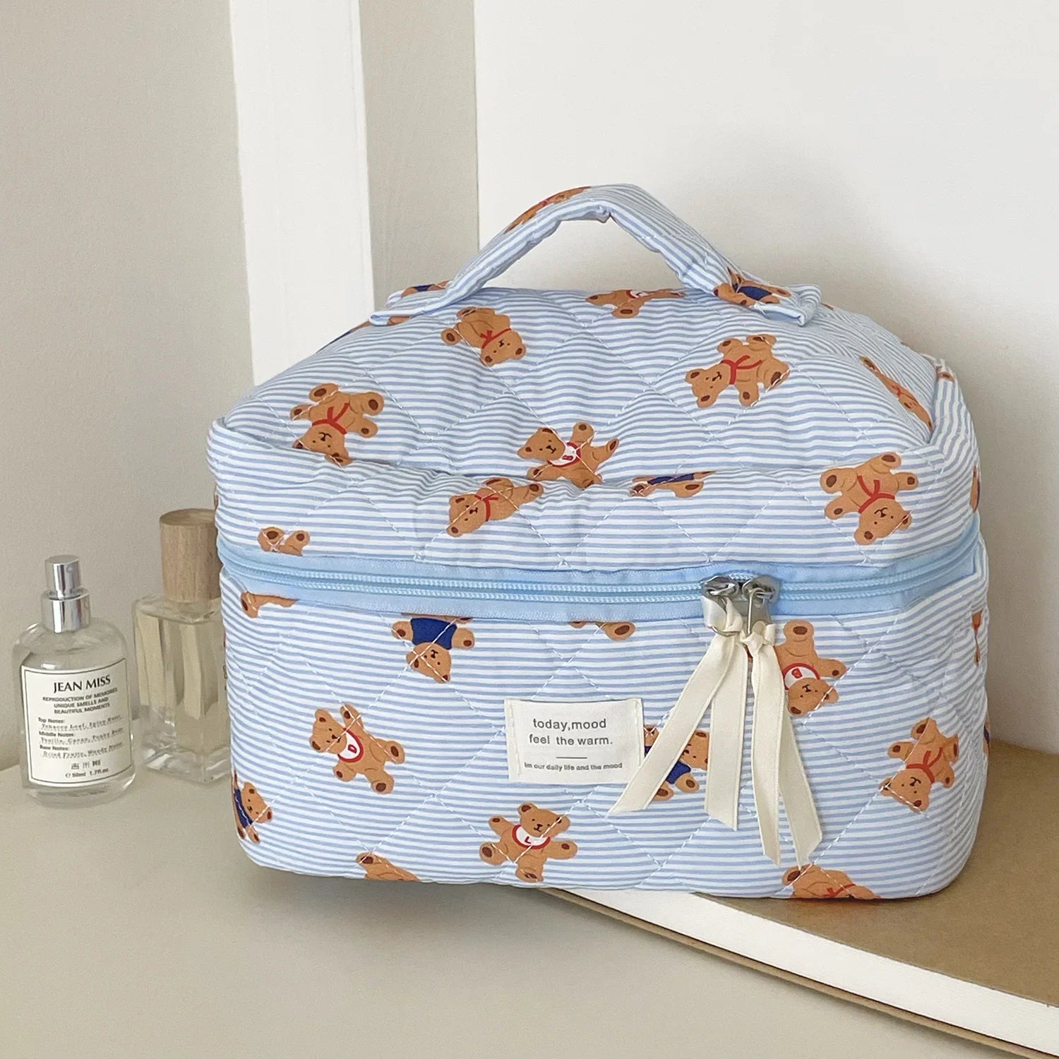 Trousse Beauté Ourson Bleu